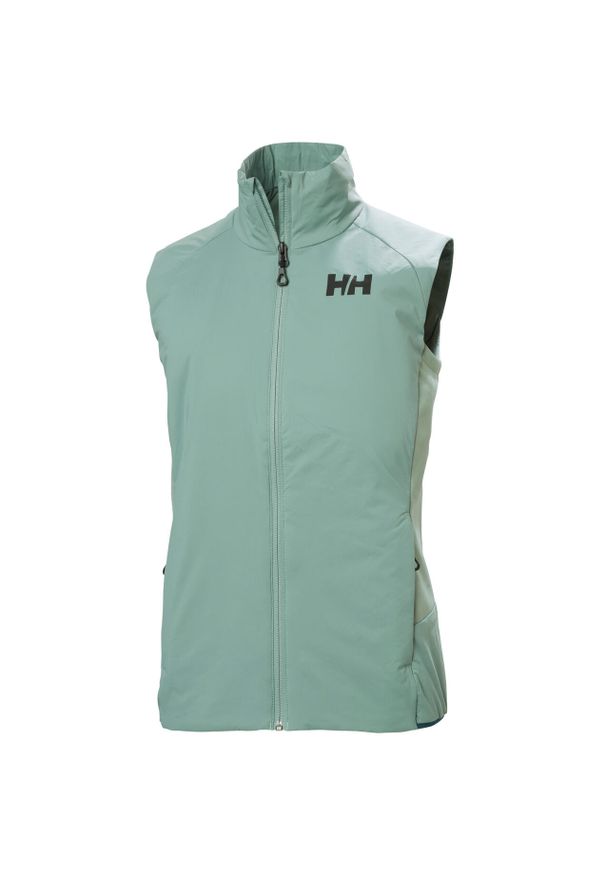 Damska wodoodporna kurtka bez rękawów Helly Hansen Odin Stretch 2.0. Kolor: zielony. Długość rękawa: bez rękawów