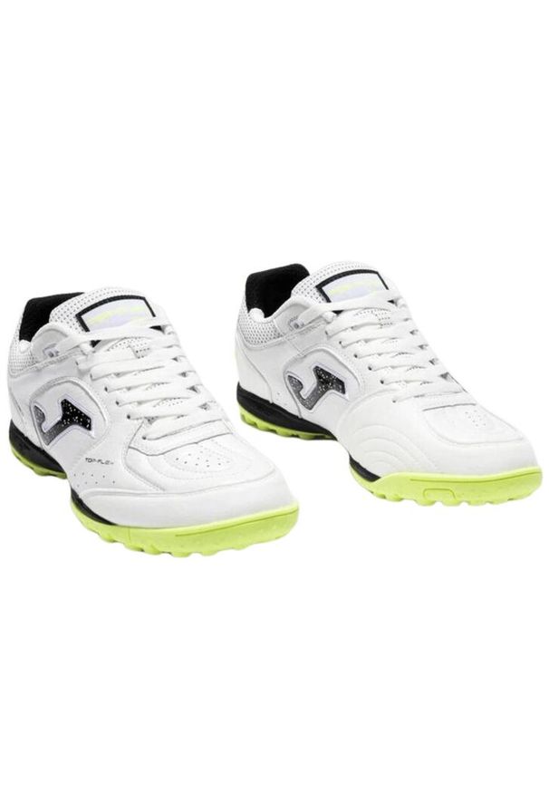 Joma - Buty piłkarskie - turfy męskie, Top Flex 25 TOPS TF. Kolor: biały. Sport: piłka nożna