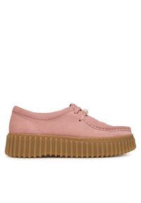 Półbuty Clarks. Kolor: różowy