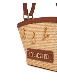 Love Moschino - LOVE MOSCHINO Torebka JC4284PP0MKN110A Brązowy. Kolor: brązowy #4