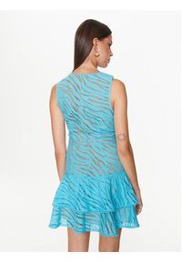 MICHAEL Michael Kors Sukienka codzienna MS381M48CT Błękitny Regular Fit. Okazja: na co dzień. Kolor: niebieski. Materiał: bawełna. Typ sukienki: proste. Styl: casual #4