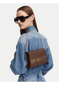 Love Moschino - LOVE MOSCHINO Torebka JC4103PP1PKD0300 Brązowy. Kolor: brązowy. Materiał: skórzane #7