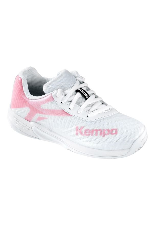 KEMPA - Dzieci Buty Piłka Ręczna Kempa Wing Junior 2.0 Białe. Kolor: wielokolorowy, różowy, biały. Sport: piłka ręczna