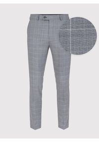 Pako Lorente - PAKO LORENTE – Szare spodnie garniturowe z wełną. Kolor: szary. Materiał: wełna #8