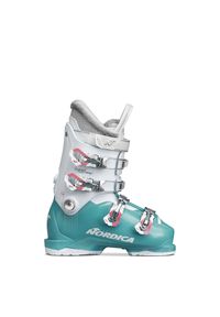 NORDICA - Buty narciarskie dla dzieci Nordica Speedmachine J4. Kolor: biały, wielokolorowy, niebieski. Sport: narciarstwo