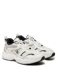 Calvin Klein Sneakersy YW0YW01807 Biały. Kolor: biały. Materiał: skóra #4