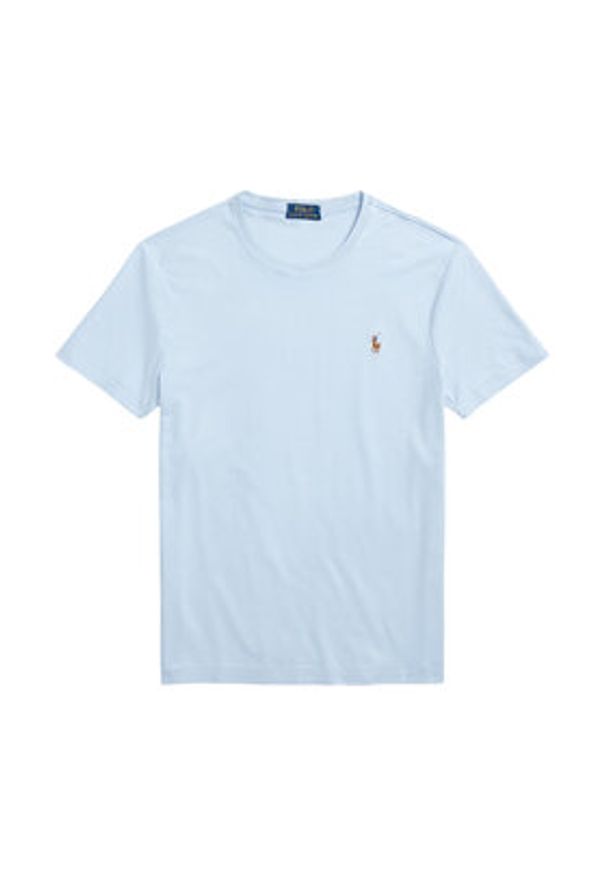 Polo Ralph Lauren T-Shirt Classics 710740727 Błękitny Slim Fit. Typ kołnierza: polo. Kolor: niebieski. Materiał: bawełna