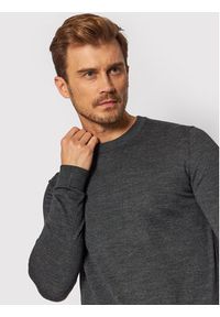 Selected Homme Sweter Town 16079772 Szary Regular Fit. Kolor: szary. Materiał: syntetyk