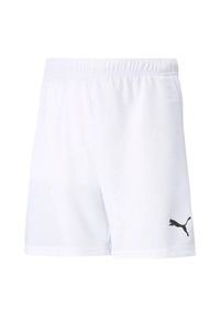 Spodenki piłkarskie dziecięce Puma teamRISE Short Jr. Okazja: na co dzień. Kolor: biały, czarny, wielokolorowy. Materiał: poliester. Sezon: lato. Styl: casual