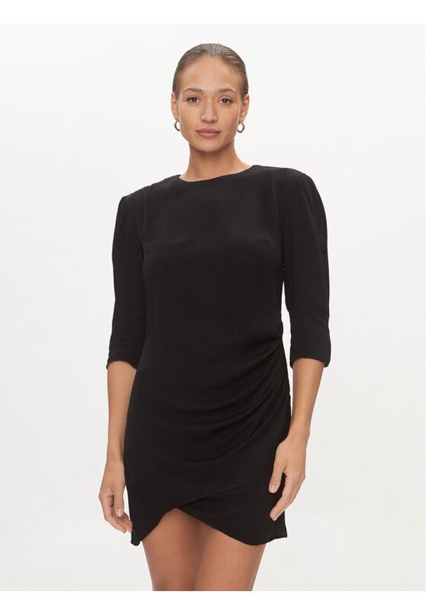 DKNY Sukienka koktajlowa D2A4B345 Czarny Regular Fit. Kolor: czarny. Materiał: wiskoza. Styl: wizytowy
