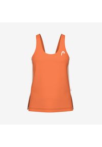 Head - SPIRIT Tank Top Girls. Kolor: pomarańczowy. Sport: tenis