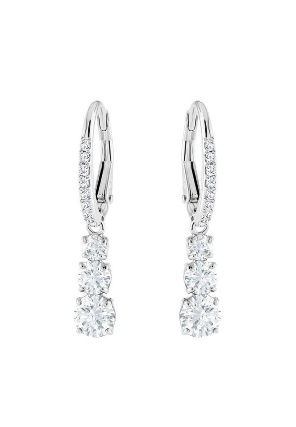 Swarovski - Kolczyki ATTRACT TRILOGY. Kolor: srebrny