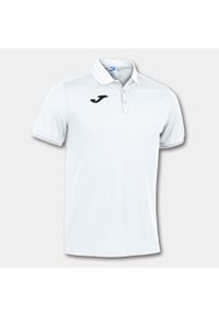 Koszulka polo tenisowa męska Joma Campus III. Typ kołnierza: polo. Kolor: biały. Sport: tenis #1