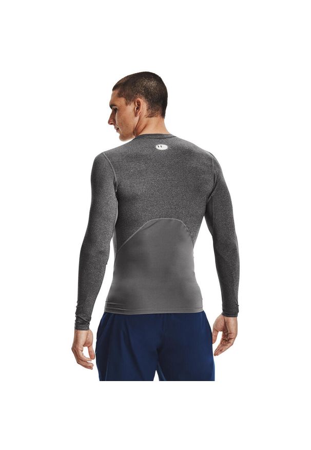 Bluza Under Armour Heatgear Compression Longsleeve, Mężczyźni. Kolor: szary. Materiał: materiał, poliester. Długość rękawa: długi rękaw