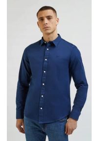 Lee - LEE MĘSKA KOSZULA PATCH SHIRT EMPEROR NAVY 112341763