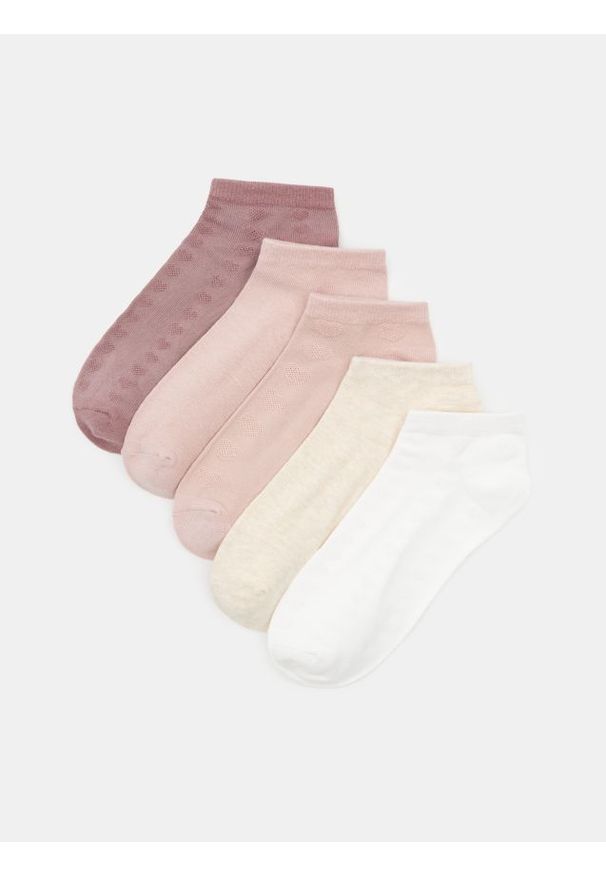 Sinsay - Strukturalne skarpetki 5 pack - wielobarwny