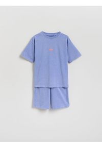 Reserved - Bawełniany komplet - niebieski. Kolor: niebieski. Materiał: bawełna #1