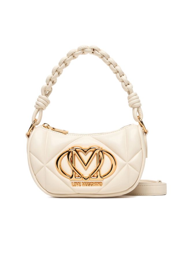 Love Moschino - LOVE MOSCHINO Torebka JC4189PP0NLC0110 Écru. Materiał: skórzane