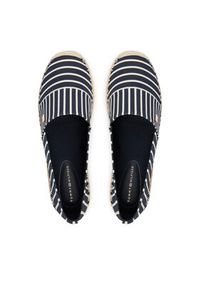 TOMMY HILFIGER - Tommy Hilfiger Espadryle Th Platform Espadrille Stripes FW0FW09143 Granatowy. Kolor: niebieski. Materiał: materiał. Obcas: na platformie #2