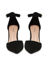 DeeZee Czółenka A1-0272H1 Czarny. Kolor: czarny. Materiał: materiał #5