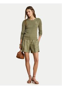 Lauren Ralph Lauren - LAUREN RALPH LAUREN Sweter Montiva 200P14039004 Zielony Regular Fit. Kolor: zielony. Materiał: wiskoza #8