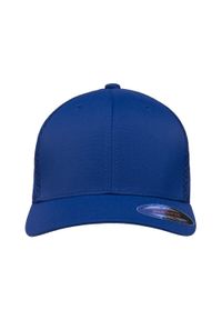 FLEXFIT - Czapka Z Daszkiem Mesh Tactel. Kolor: niebieski. Materiał: mesh