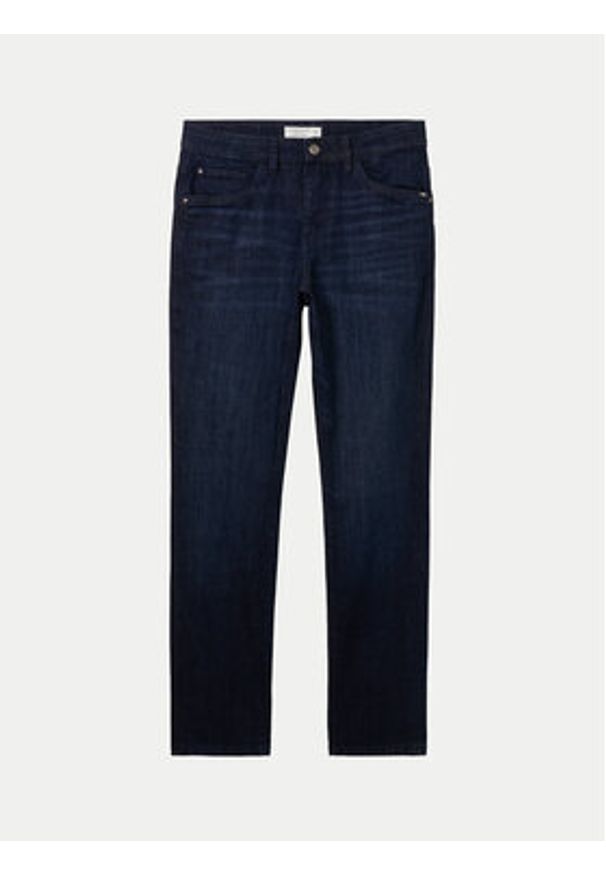 Tom Tailor Jeansy 1035878 Granatowy Slim Fit. Kolor: niebieski