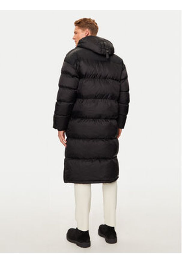 Schott NYC Płaszcz zimowy 2190MAX Czarny Regular Fit. Kolor: czarny. Materiał: syntetyk. Sezon: zima