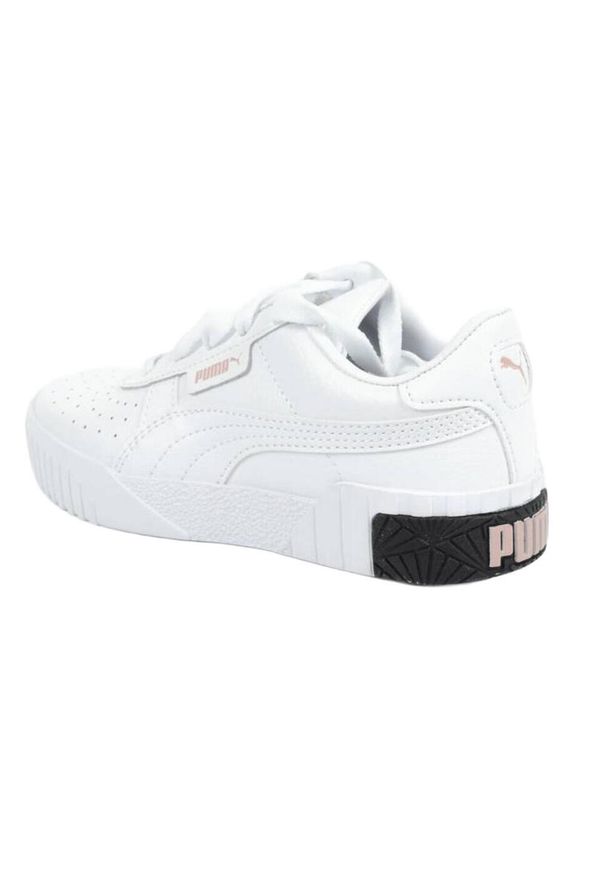 Puma - Trampki Dziecięce Skóra Cali. Kolor: biały. Materiał: skóra. Sport: turystyka piesza