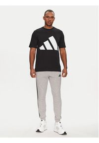 Adidas - adidas T-Shirt Essentials Big Logo JE8945 Czarny Regular Fit. Kolor: czarny. Materiał: bawełna #5