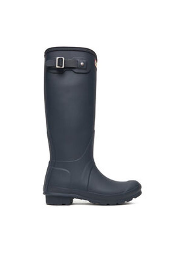 Hunter Kalosze Original Tall WFT1000RMA Granatowy. Kolor: niebieski. Materiał: kauczuk