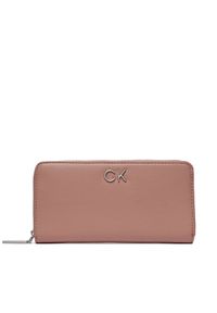Calvin Klein Duży Portfel Damski Re-Lock Z/A Wallet Lg K60K609699 Różowy. Kolor: różowy. Materiał: skóra #1
