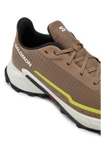 salomon - Salomon Buty do biegania Alphacross 5 L47460100 Beżowy. Kolor: beżowy. Materiał: materiał #6