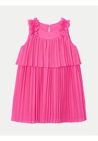 Mayoral Sukienka elegancka 3920 Różowy Regular Fit. Kolor: różowy. Materiał: syntetyk. Styl: elegancki