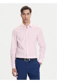 BOSS Koszula H-Hank 50469345 Różowy Slim Fit. Kolor: różowy. Materiał: bawełna #1