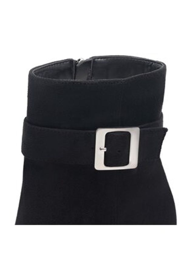 DeeZee Botki KIM LS5988-03 Czarny. Kolor: czarny. Materiał: materiał