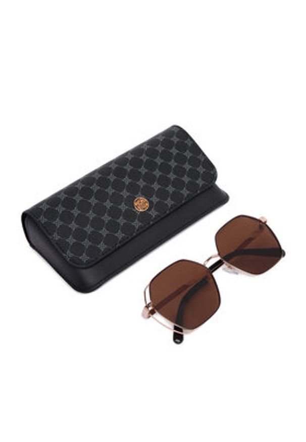Nine West Okulary przeciwsłoneczne CEO-NW55240S Złoty. Kolor: złoty