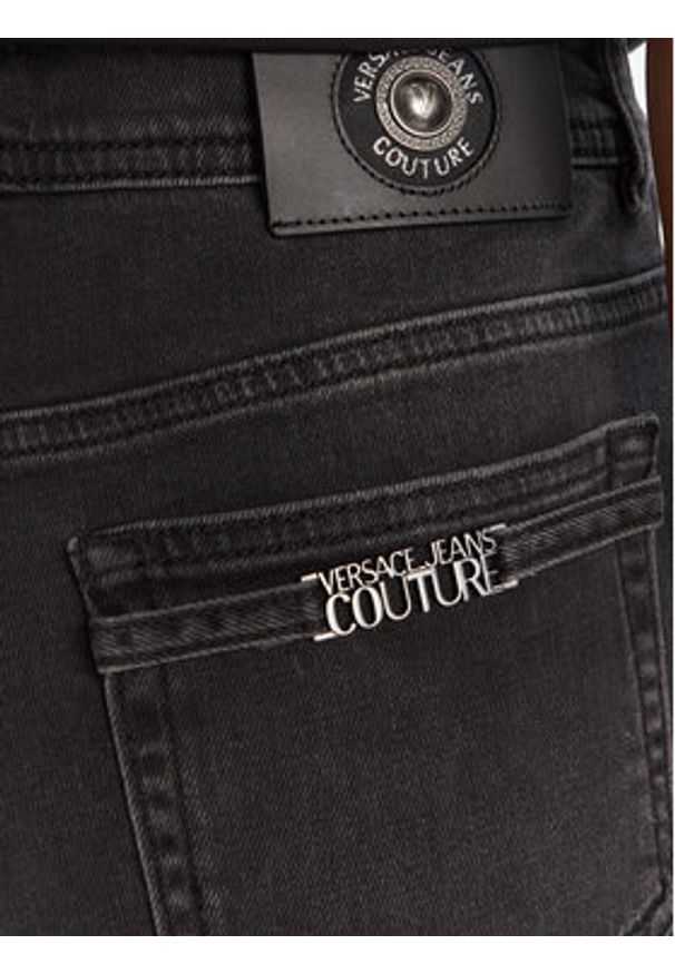 Versace Jeans Couture Jeansy 79HAB581 CDWRC Czarny Regular Fit. Kolor: czarny
