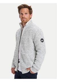 Quiksilver Kardigan Boketto EQYSW03324 Szary Regular Fit. Kolor: szary. Materiał: bawełna #1