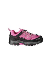 Buty trekkingowe dla dzieci CMP Rigel Low Wp. Kolor: różowy. Materiał: skóra. Szerokość cholewki: normalna. Sport: turystyka piesza