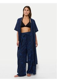 Triumph Spodnie materiałowe Beach MyWear 10222189 Granatowy Wide Leg. Kolor: niebieski. Materiał: wiskoza #3