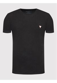 Guess T-Shirt M2YI24 J1311 Czarny Super Slim Fit. Kolor: czarny. Materiał: bawełna #4