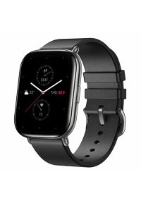 Huami - Smartwatch AMAZFIT Zeep E Square Czarny. Rodzaj zegarka: smartwatch. Kolor: czarny. Materiał: materiał. Styl: elegancki, sportowy #1