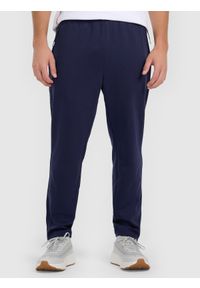 4f - 4F Spodnie dresowe męskie - granatowe S. Kolor: niebieski. Materiał: dresówka #2