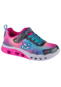 skechers - Buty do chodzenia dla dzieci Skechers Flutter Heart Lights. Zapięcie: rzepy. Kolor: wielokolorowy. Materiał: syntetyk, materiał. Szerokość cholewki: normalna. Sport: turystyka piesza