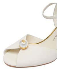 Gino Rossi - GINO ROSSI Sandały CEO-ROSE-LT2090-2-N Biały. Kolor: biały. Materiał: skóra #3