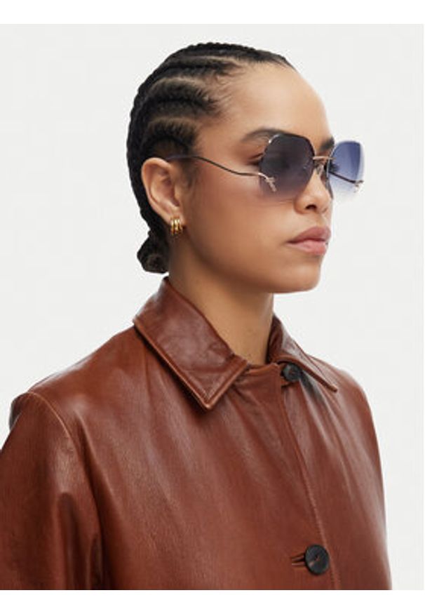 Guess Okulary przeciwsłoneczne GU00268 Złoty. Kolor: złoty
