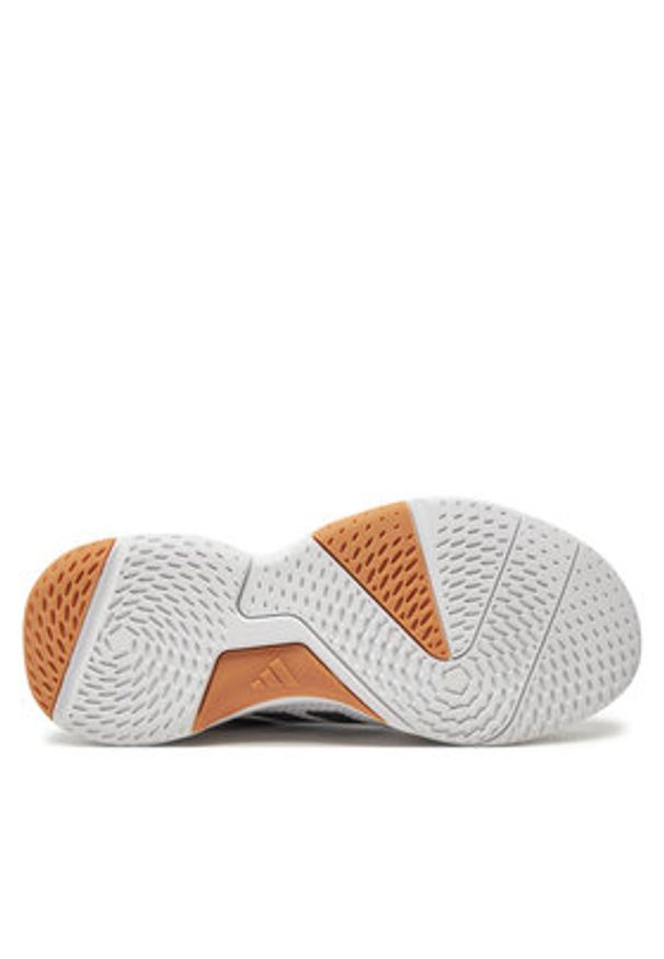 Adidas - adidas Buty halowe Ligra 8 Indoor Shoes IH8118 Biały. Kolor: biały. Materiał: materiał