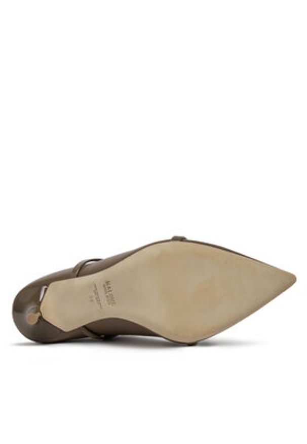 MALONE SOULIERS Klapki Maureen 85-267 Brązowy. Kolor: brązowy. Materiał: skóra
