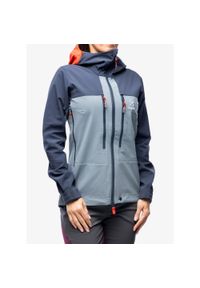 Haglöfs - Kurtka softshell damska Haglofs Roc Sight Softshell Jacket. Kolor: szary. Materiał: softshell. Sport: turystyka piesza